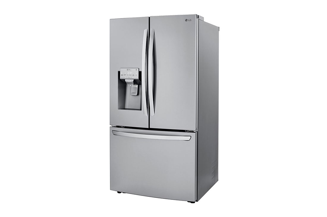LG 24 cu. ft. Smart wi-fi Enabled Counter-Depth Refrigerator with Craft Ice™ Maker, Left Angle, LRFXC2416S, thumbnail 4