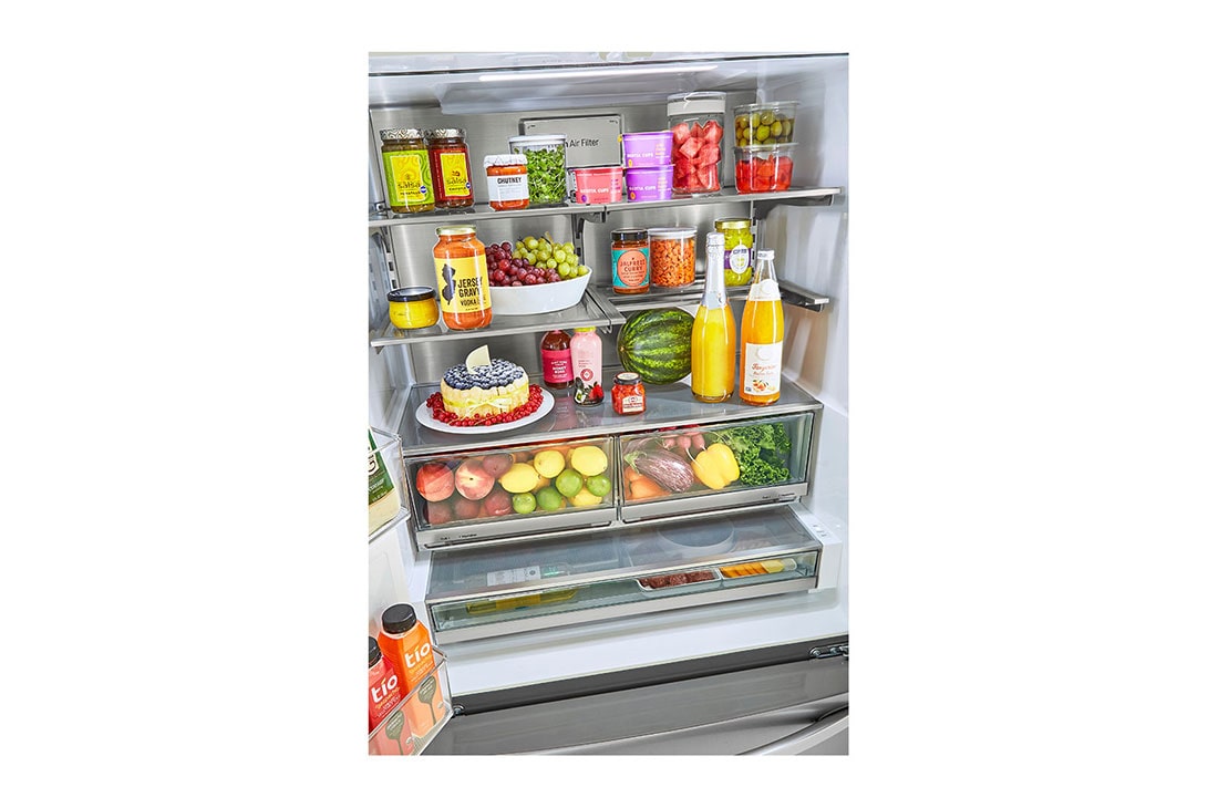 lg fridge extra shelves
