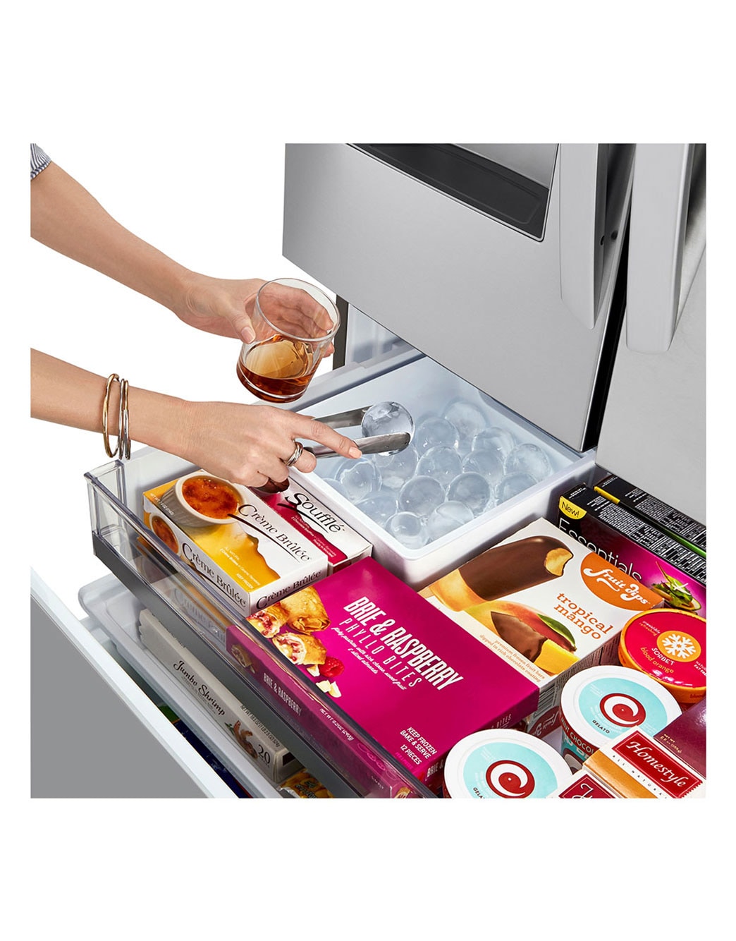 LG LRFXC2416S 24 cu. ft. Smart wifi Enabled CounterDepth