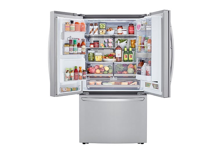 LG refrigerator capacity interior