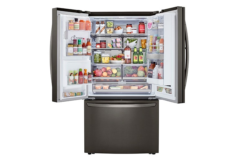 LG refrigerator capacity interior
