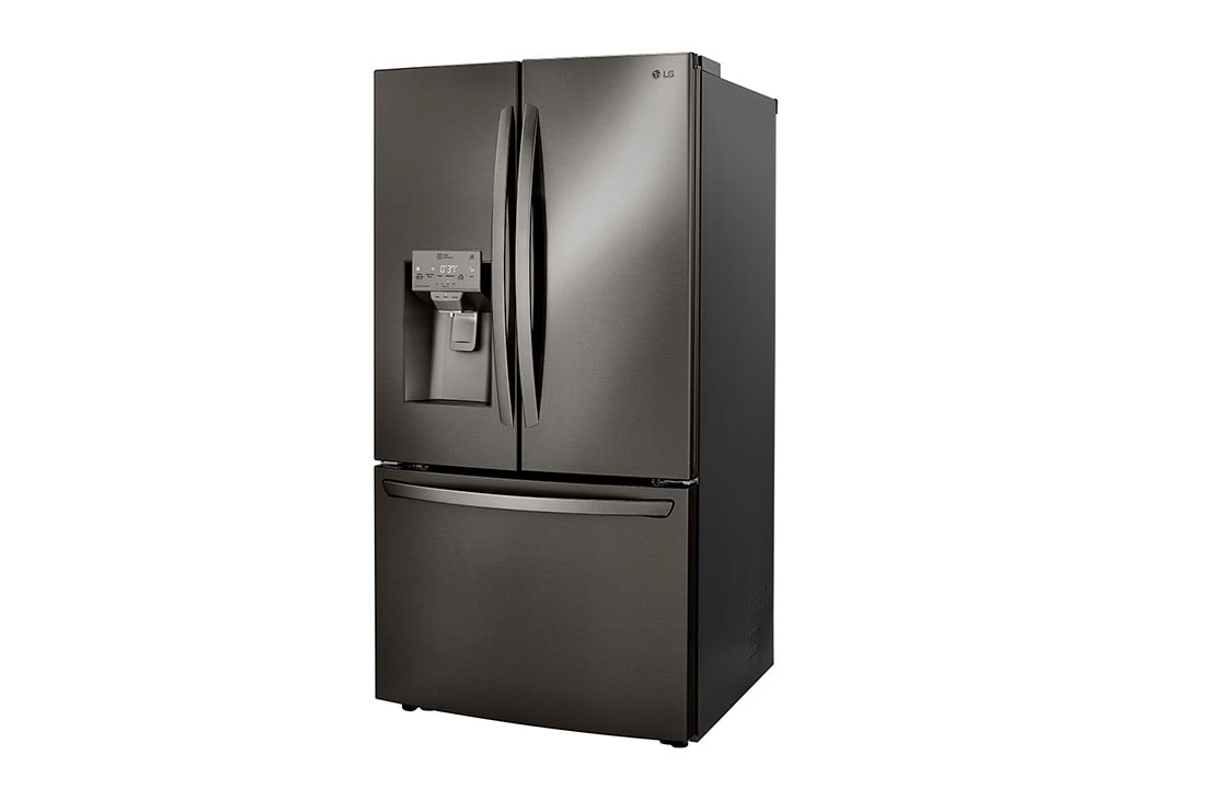 LG 24 cu. ft. Smart wi-fi Enabled Counter-Depth Refrigerator with Craft Ice™ Maker, Left Angle, LRFXC2416D, thumbnail 4