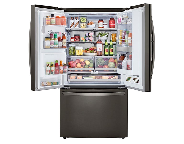 LG refrigerator capacity interior
