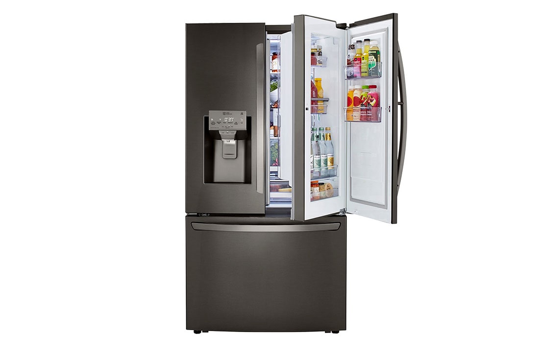 LRFDS3016S LG Appliances 30 cu. ft. Smart wi-fi Enabled Door-in-Door®  Refrigerator with Craft Ice™ Maker PRINTPROOF(TM) STAINLESS STEEL - Metro  Appliances & More