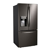 LG 25 cu. ft. Smart Wi-Fi Enabled French Door Refrigerator, Right Angle, LRFXS2503D, thumbnail 2
