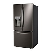 LG 25 cu. ft. Smart Wi-Fi Enabled French Door Refrigerator, Left Angle, LRFXS2503D, thumbnail 3