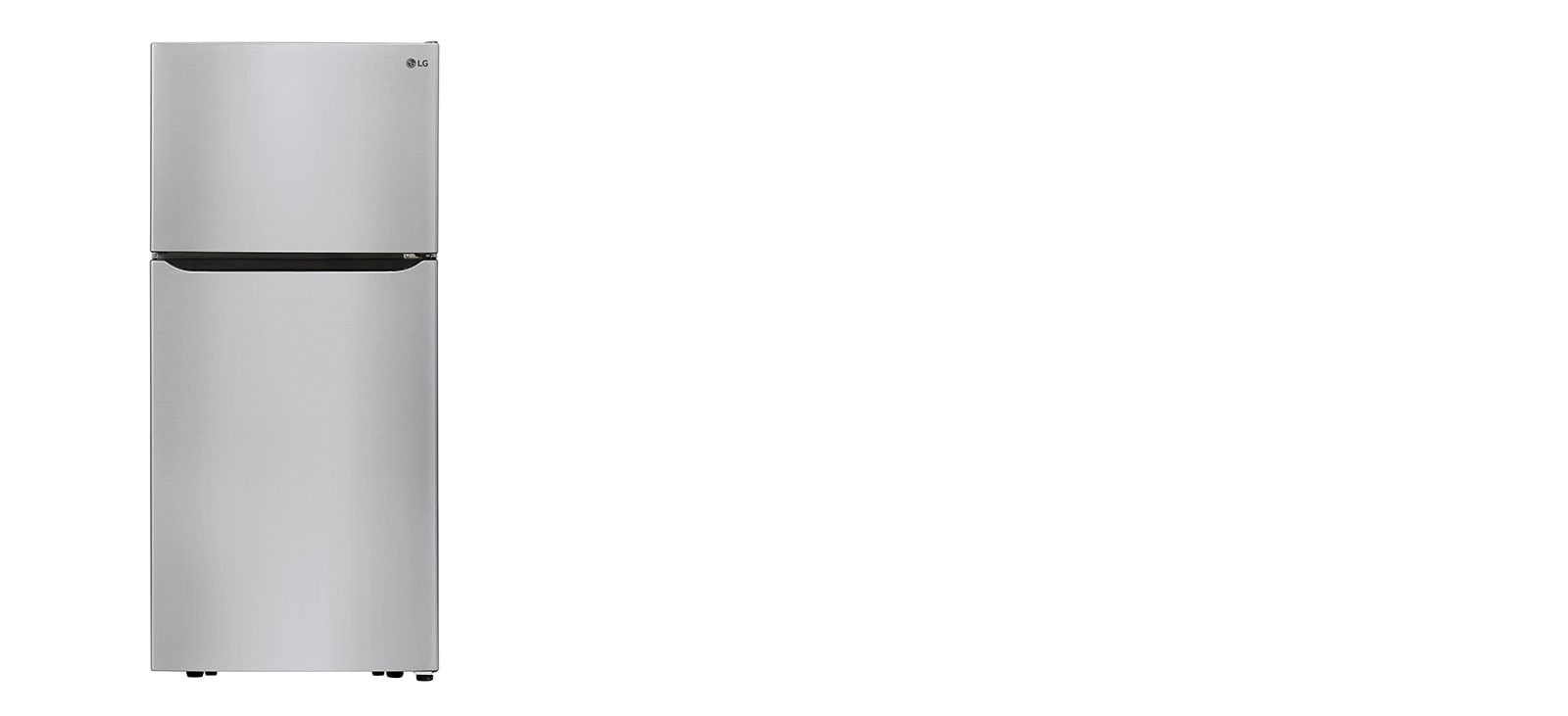 LG LTCS20030S refrigerator front view