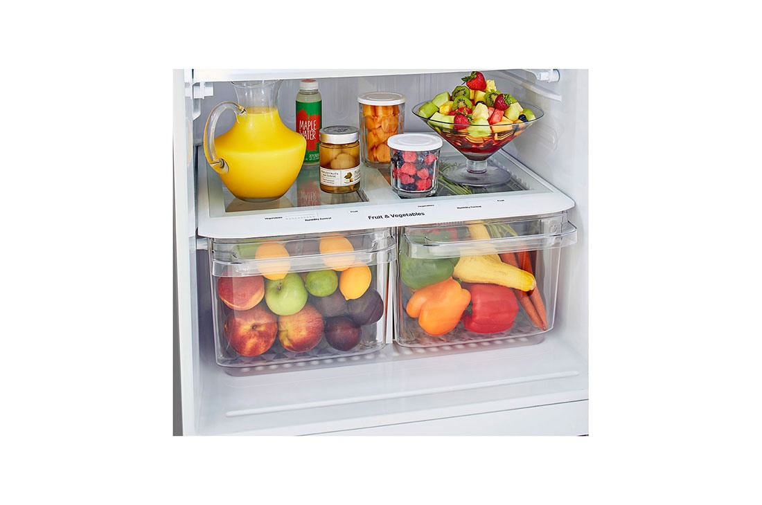 LG 20 cu. ft. Top Freezer Refrigerator, Refrigerator Drawers Filled, LTCS20030S, thumbnail 8