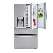 LG 23 cu. ft. Smart wi-fi Enabled Counter-Depth Refrigerator with Craft Ice™ Maker, Front Door-In-Door®, LRMDC2306S, thumbnail 1