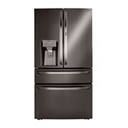 LG 23 cu. ft. Smart Wi-Fi Enabled Counter-Depth Refrigerator with Craft Ice™ Maker, Front, LRMDC2306D, thumbnail 2