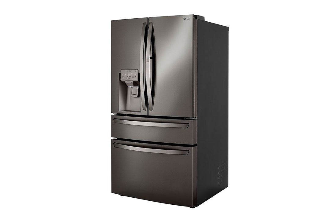LG 23 cu. ft. Smart Wi-Fi Enabled Counter-Depth Refrigerator with Craft Ice™ Maker, Left Angle, LRMDC2306D, thumbnail 5