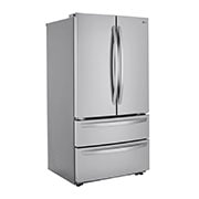 LG 23 cu. ft. French Door Counter-Depth Refrigerator, Right Angle, LMWC23626S, thumbnail 2
