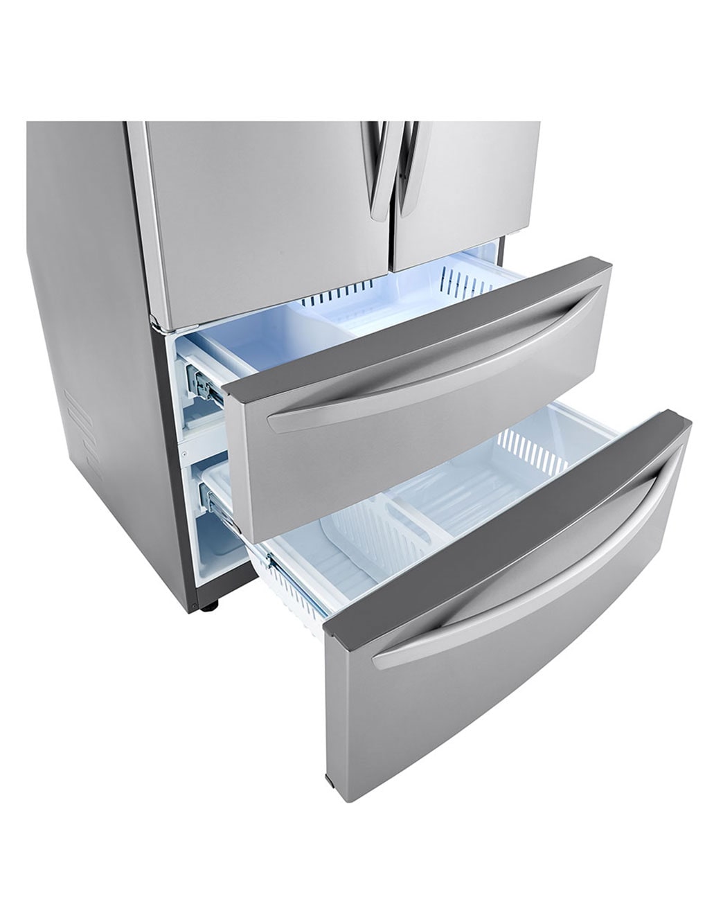 LG 23 cu. ft. French Door CounterDepth Refrigerator (LMWC23626S) LG USA