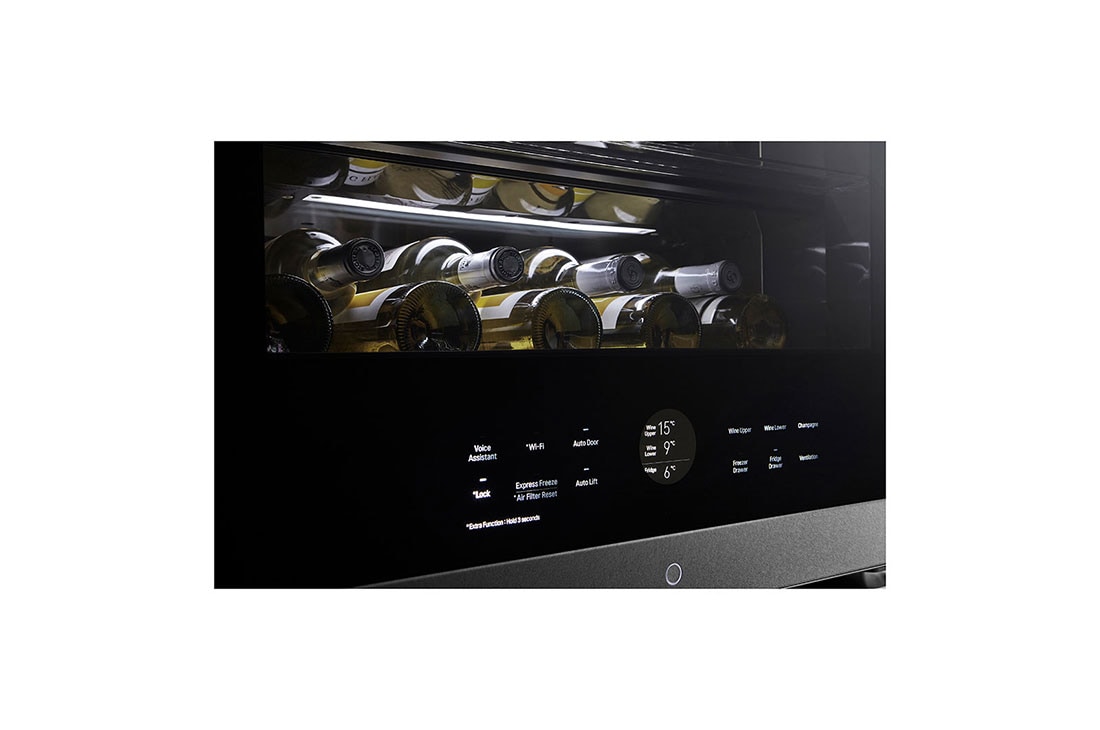 LG URETC1408N LG SIGNATURE 15 cu. ft. Smart wifi Enabled InstaView™ Wine Cellar Refrigerator