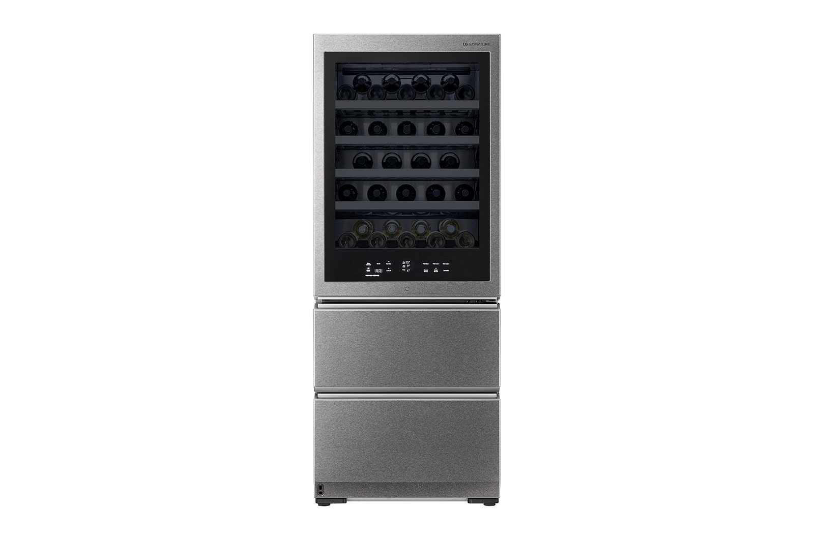LG SIGNATURE 15 cu. ft. Smart wi-fi Enabled InstaView® Wine Cellar Refrigerator, Front, URETC1408N