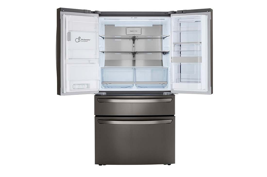 LG 30 cu. ft. Smart wi-fi Enabled InstaView™ Door-in-Door® Refrigerator with Craft Ice™ Maker, Interior Open, LRMVS3006D, thumbnail 9