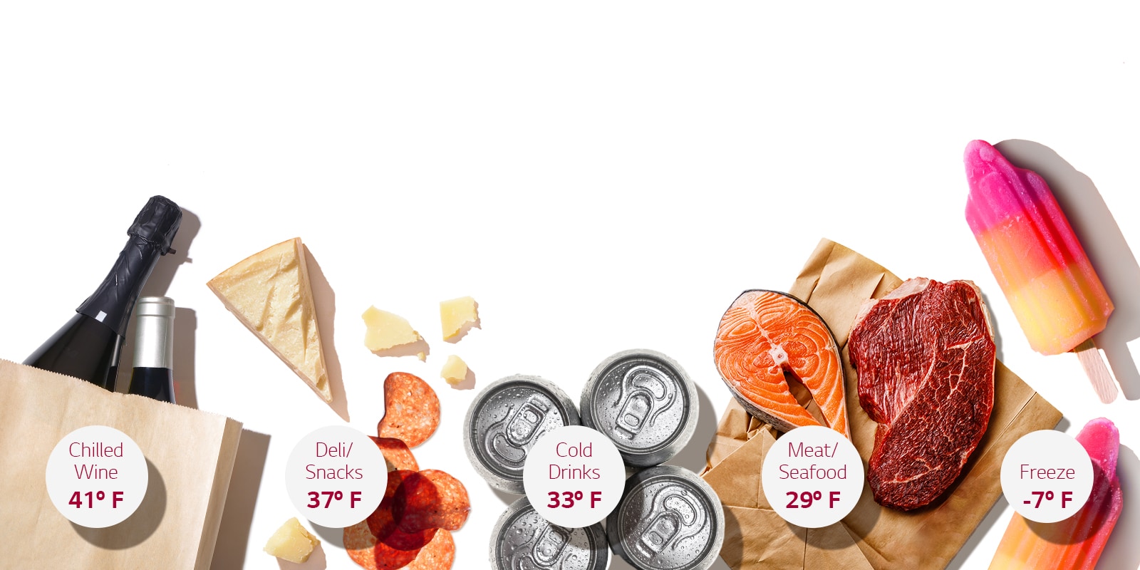 Refrigerator showcasing Full-Convert™ feature