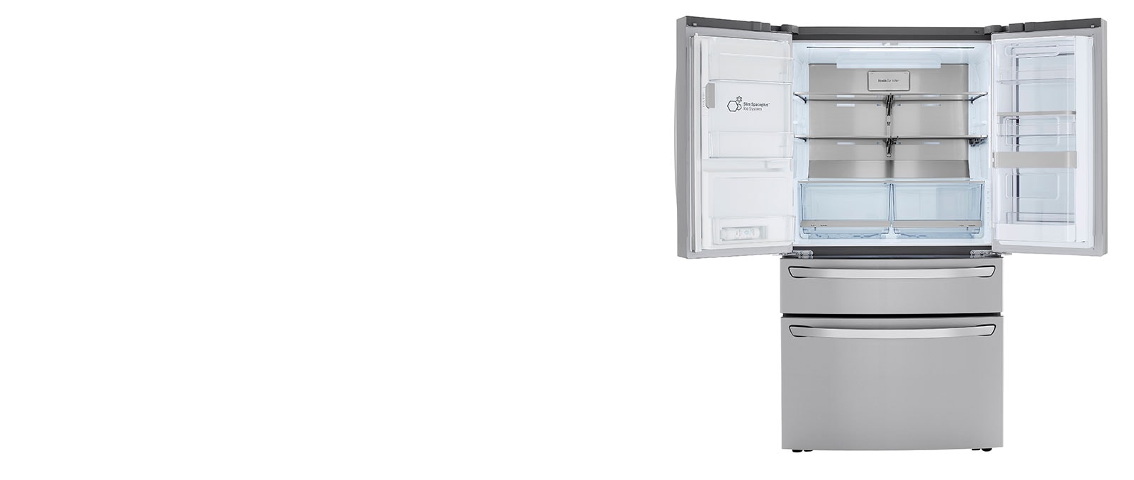 LG LRMVS3006D refrigerator interior capacity