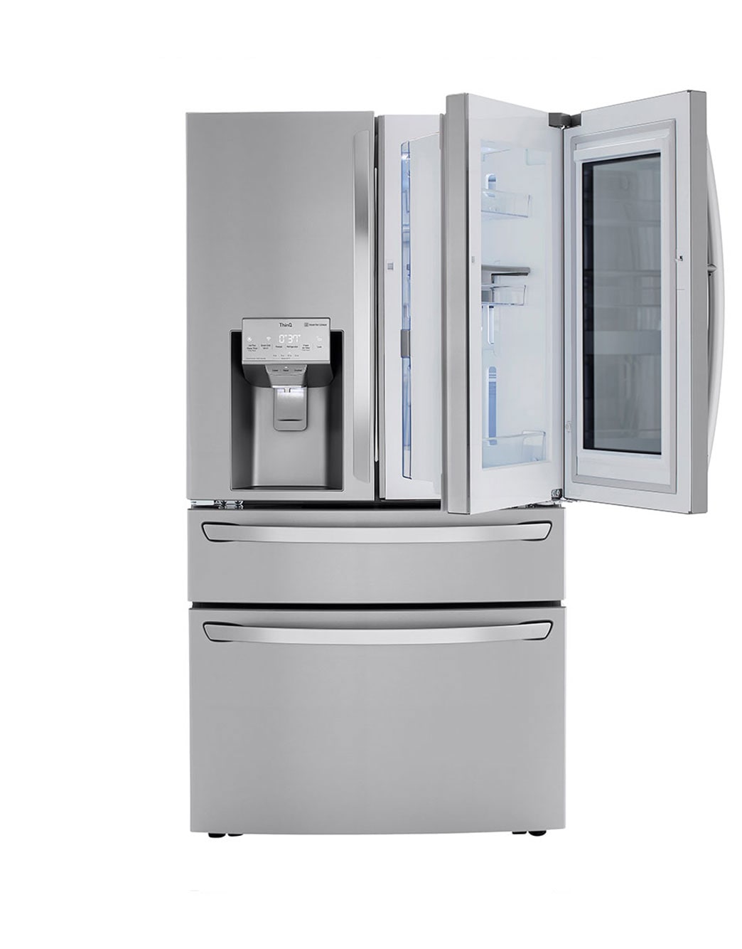 LG 30 cu. ft. Smart wifi Enabled InstaView™ DoorinDoor® Refrigerator with Craft Ice™ Maker
