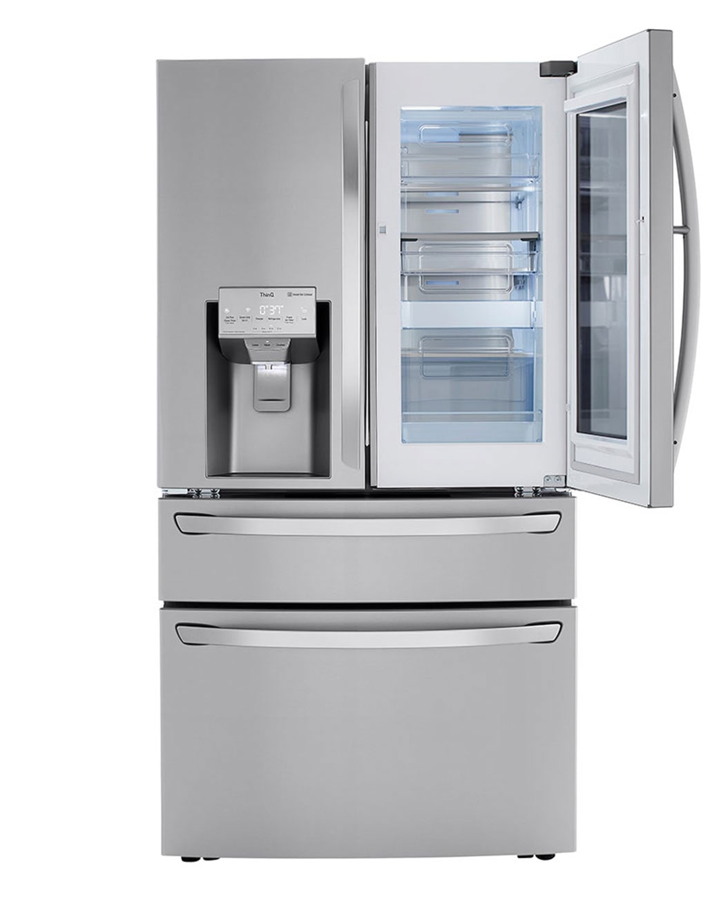 LG 30 cu. ft. Smart wifi Enabled InstaView™ DoorinDoor® Refrigerator with Craft Ice™ Maker