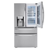 LG 30 cu. ft. Smart wi-fi Enabled InstaView™ Door-in-Door® Refrigerator with Craft Ice™ Maker, Front Open, LRMVS3006S, thumbnail 4