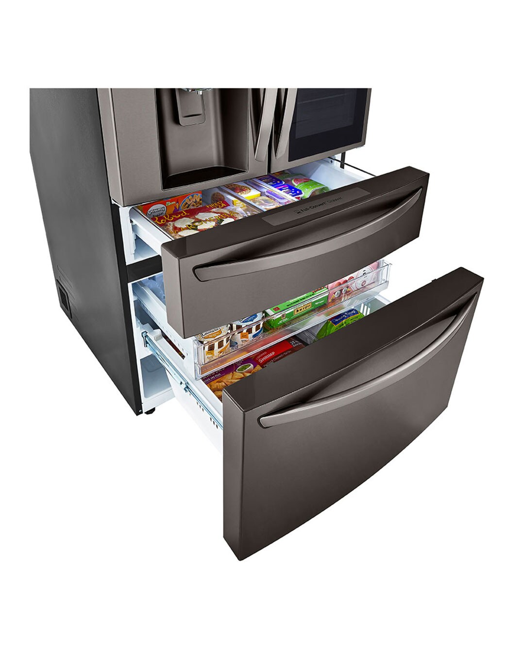 LG 23 cu. ft. Smart wifi Enabled InstaView™ DoorinDoor® CounterDepth Refrigerator with Craft