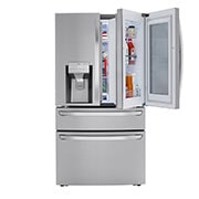 LG 23 cu. ft. Smart wi-fi Enabled InstaView™ Door-in-Door® Counter-Depth Refrigerator with Craft Ice™ Maker, Front Door-In-Door®, LRMVC2306S, thumbnail 2