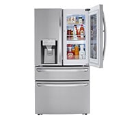 LG 23 cu. ft. Smart wi-fi Enabled InstaView™ Door-in-Door® Counter-Depth Refrigerator with Craft Ice™ Maker, Front Open, LRMVC2306S, thumbnail 3