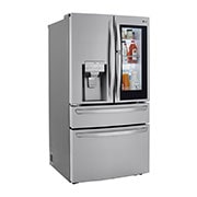 LG 23 cu. ft. Smart wi-fi Enabled InstaView™ Door-in-Door® Counter-Depth Refrigerator with Craft Ice™ Maker, Front Off, LRMVC2306S, thumbnail 4