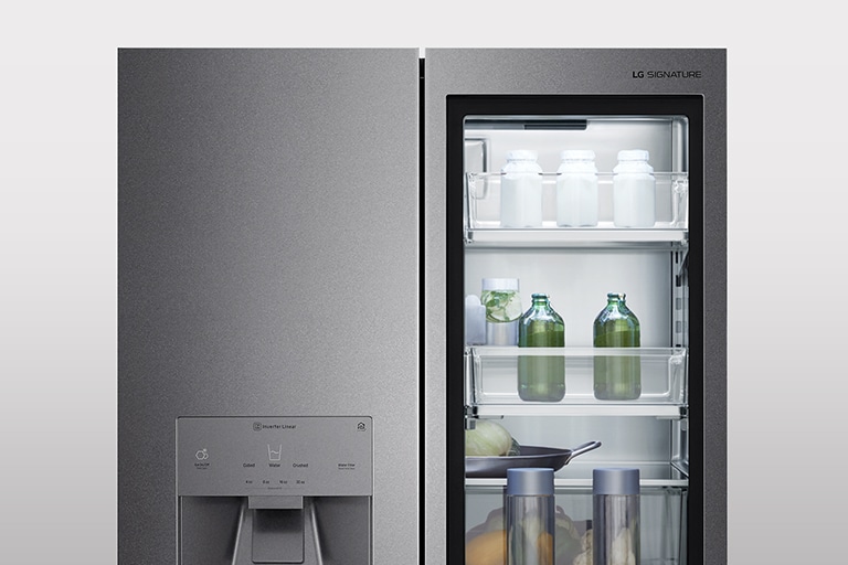 InstaView™ Door-in-Door® refrigerator panel on