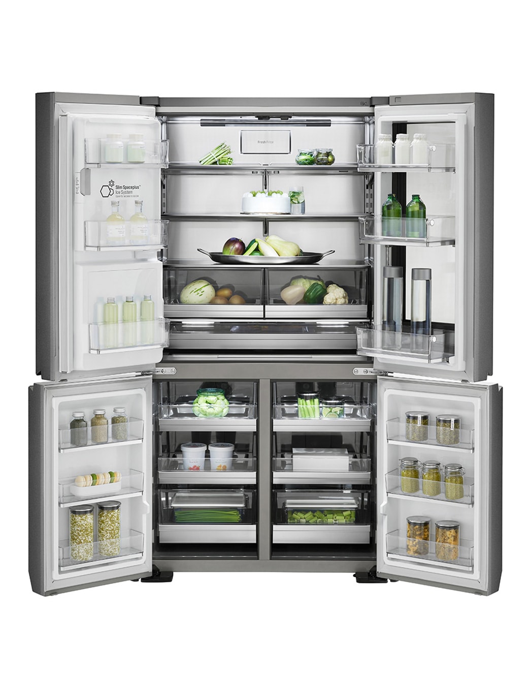 LG SIGNATURE 31 cu.ft. InstaView™ DoorinDoor® Refrigerator LG USA