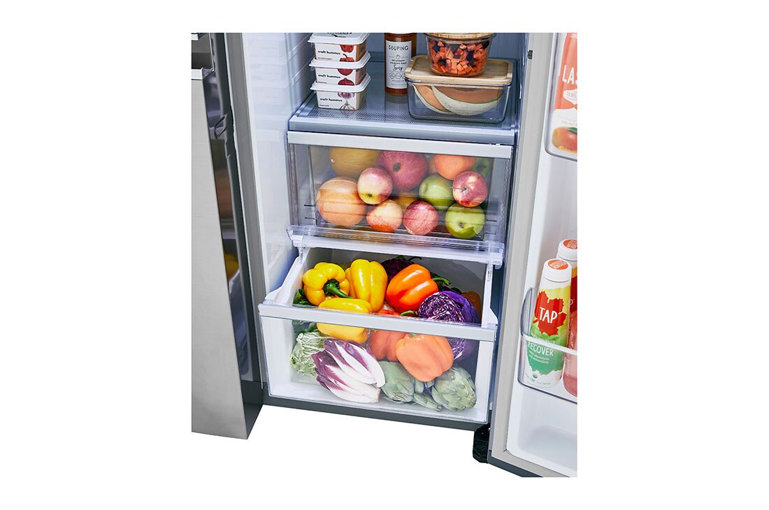 Lg Lrsps2706v 27 Cu Ft Side By Side Door In Door Refrigerator Lg Usa