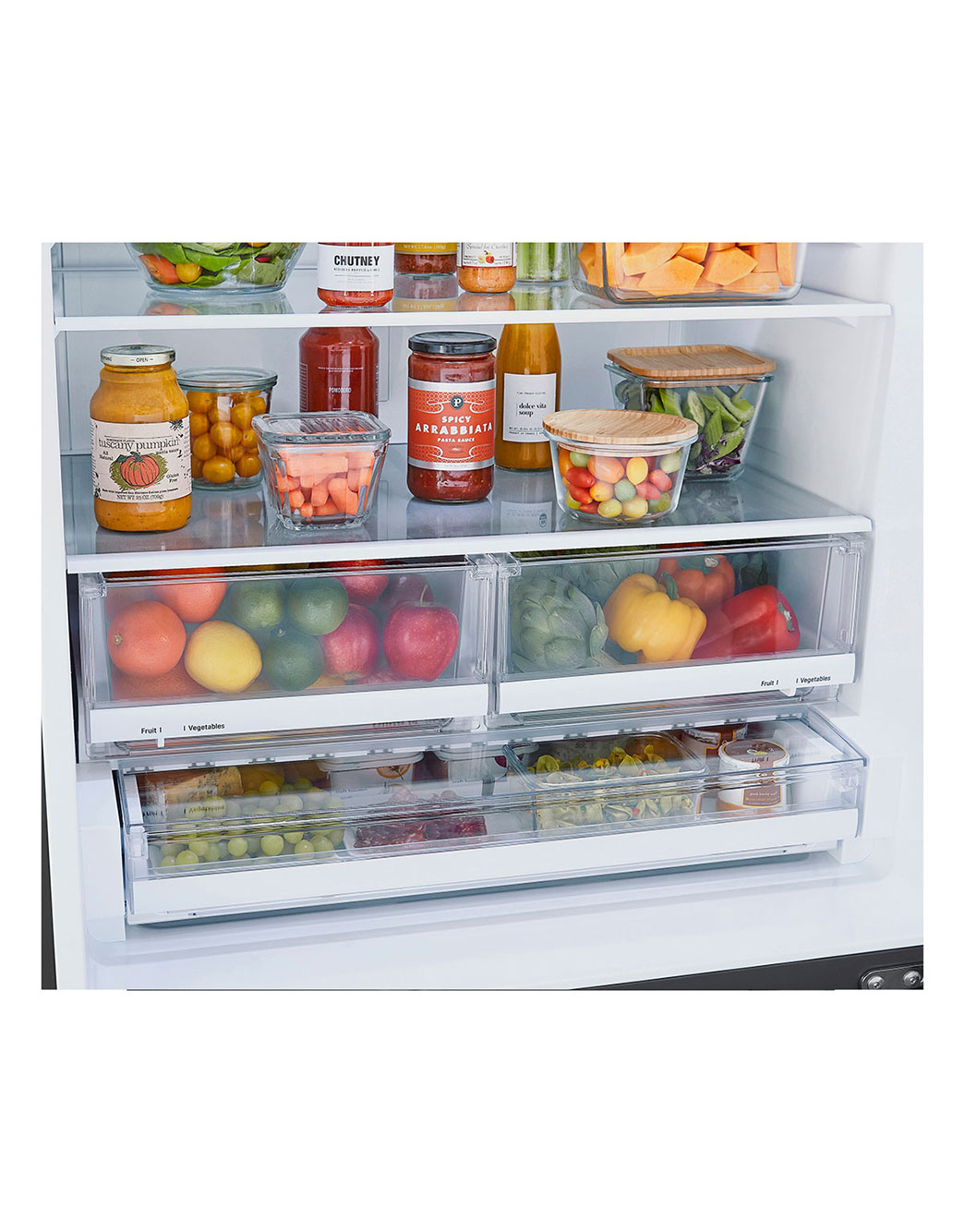 LG 26 cu. ft. Bottom Freezer Refrigerator (LRDCS2603D) | LG USA
