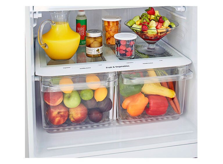 LG LTCS20020W refrigerator styled bins