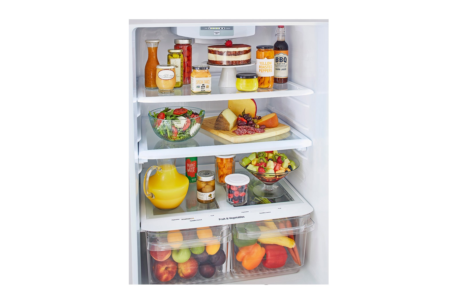 LG LTCS20020W 20 cu. ft. Top Freezer Refrigerator LG USA