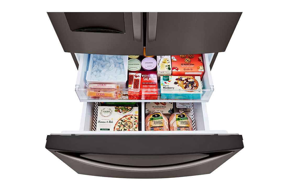 LG 29 cu ft. French Door Refrigerator with Slim Design Water Dispenser, LRFWS2906D, thumbnail 9