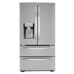 22 cu ft. Smart Counter Depth Double Freezer Refrigerator with Craft Ice™2