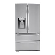 LG 22 cu ft. Smart Counter Depth Double Freezer Refrigerator with Craft Ice™, LRMXC2206S, thumbnail 1