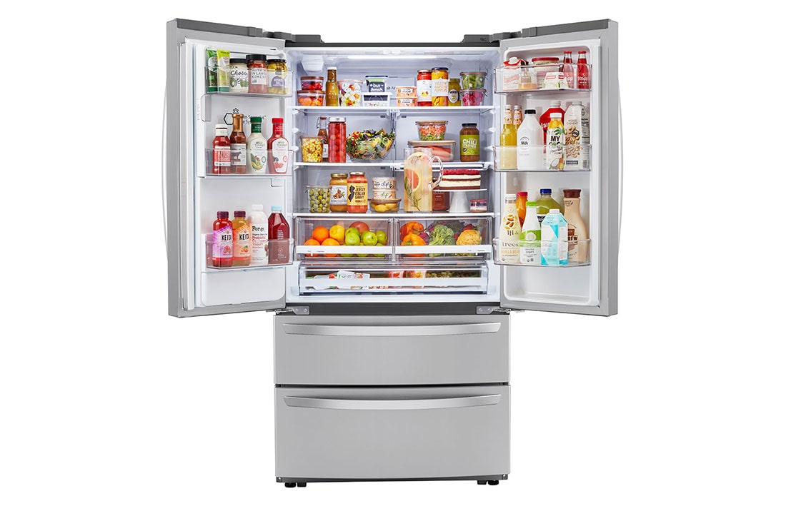 LG 22 cu ft. Smart Counter Depth Double Freezer Refrigerator with Craft Ice™, LRMXC2206S, thumbnail 5
