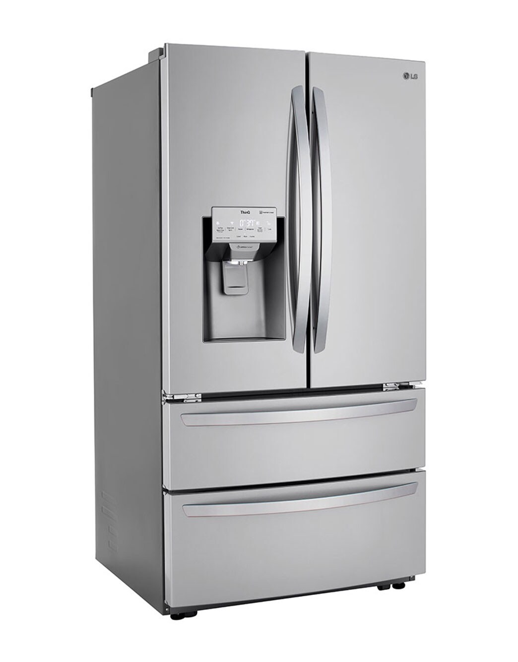 LG 22 cu ft. Smart Counter Depth Double Freezer Refrigerator with Craft
