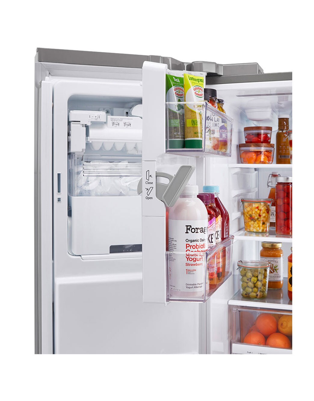 LG 22 cu ft. Smart Counter Depth Double Freezer Refrigerator with Craft