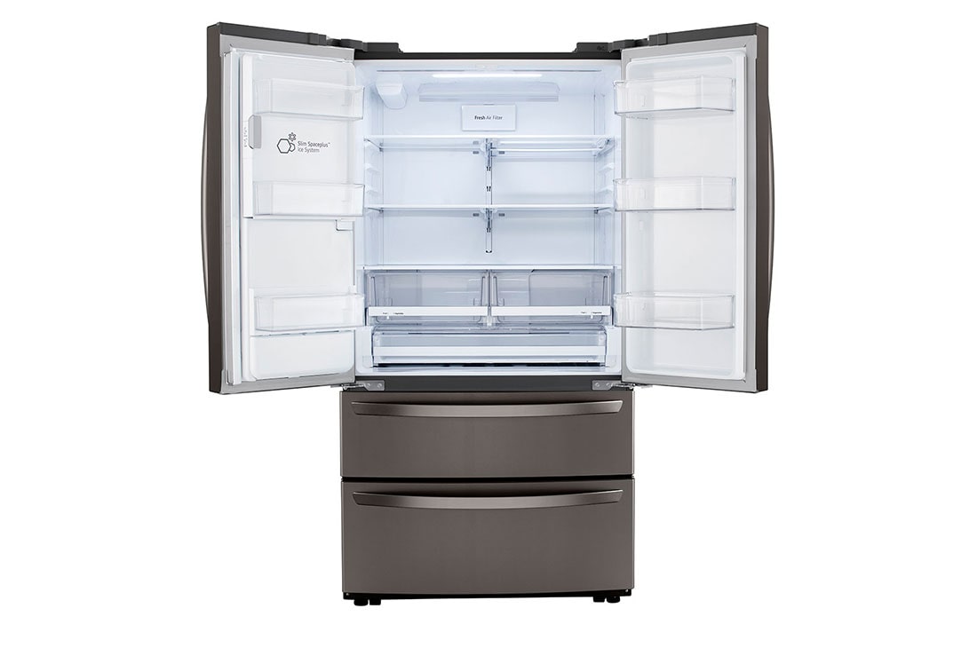 LG 22 cu ft. Smart Counter Depth Double Freezer Refrigerator with Craft Ice™, LRMXC2206D, thumbnail 4