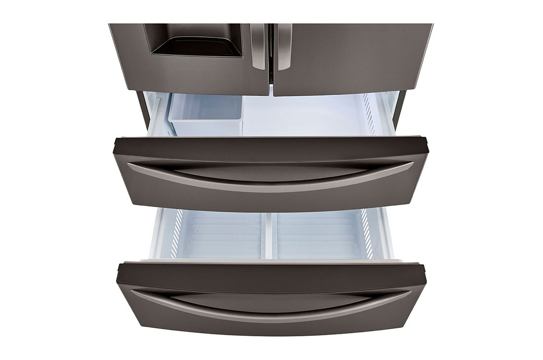 LG 22 cu ft. Smart Counter Depth Double Freezer Refrigerator with Craft Ice™, LRMXC2206D, thumbnail 7