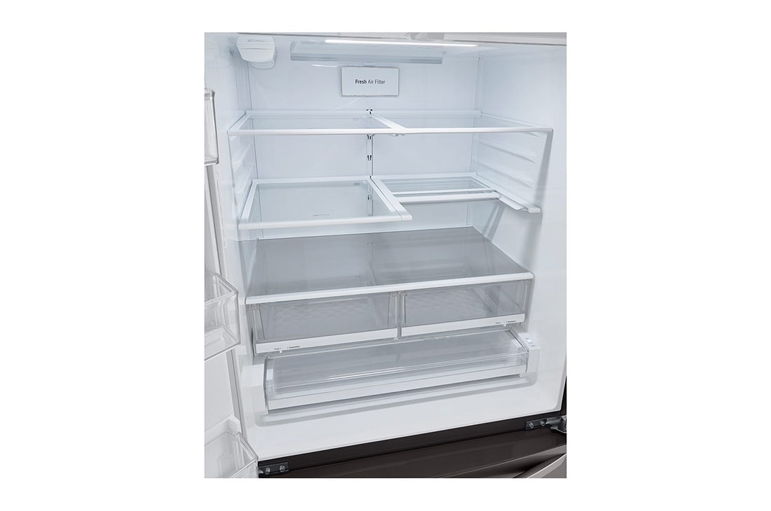 LG 22 cu ft. Smart Counter Depth Double Freezer Refrigerator, LMXC22626D, thumbnail 5