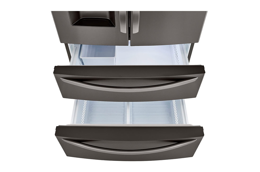 LG 22 cu ft. Smart Counter Depth Double Freezer Refrigerator, LMXC22626D, thumbnail 7