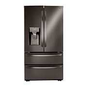 LG 28 cu ft. Smart Double Freezer Refrigerator with Craft Ice™, LRMXS2806D, thumbnail 1
