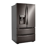 LG 28 cu ft. Smart Double Freezer Refrigerator with Craft Ice™, LRMXS2806D, thumbnail 2