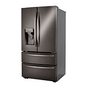 LG 28 cu ft. Smart Double Freezer Refrigerator with Craft Ice™, LRMXS2806D, thumbnail 3