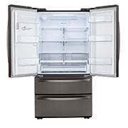 LG 28 cu ft. Smart Double Freezer Refrigerator with Craft Ice™, LRMXS2806D, thumbnail 4