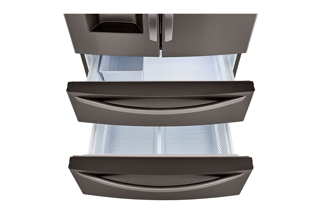 LG 28 cu ft. Smart Double Freezer Refrigerator with Craft Ice™, LRMXS2806D, thumbnail 7